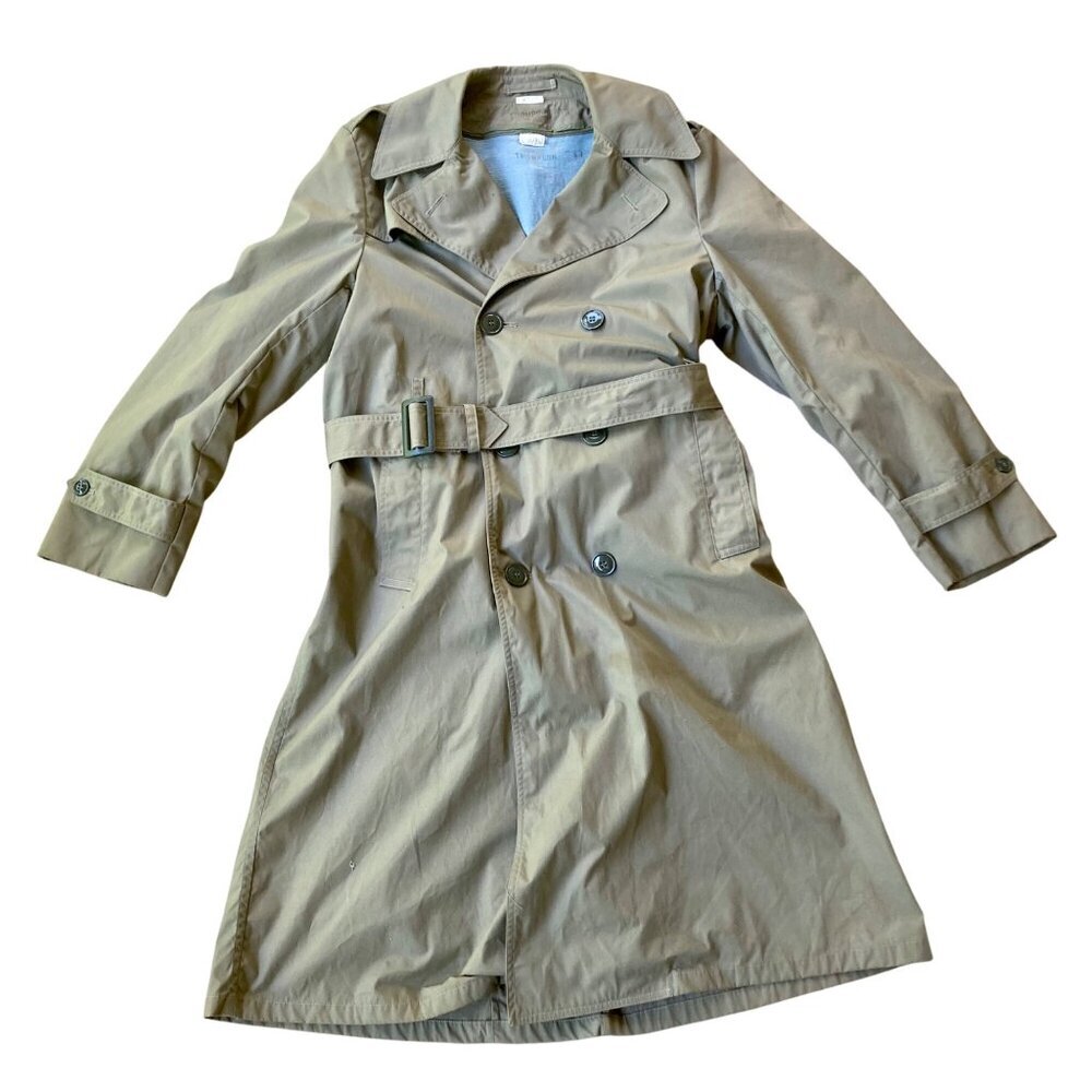 USMC Trench Coat All Weather Dress Jacket Size 38L US Military Marines